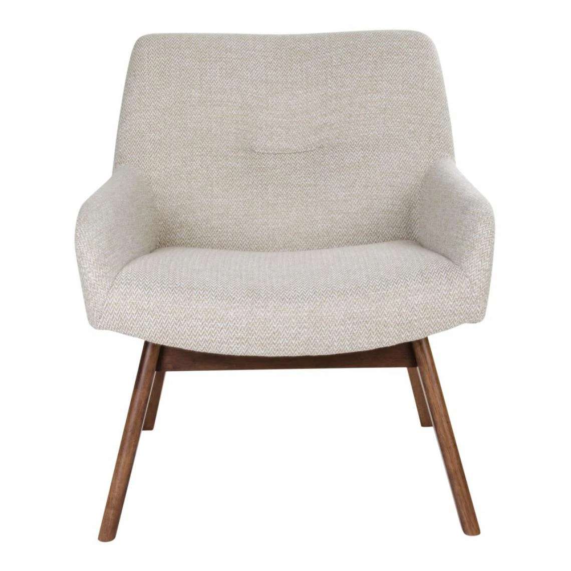 HOUSE NORDIC Fauteuil En Tissu Beige NIELS 2 HOUSE NORDIC Fauteuil En Tissu Beige NIELS – Image 2