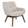 HOUSE NORDIC Fauteuil En Tissu Beige NIELS