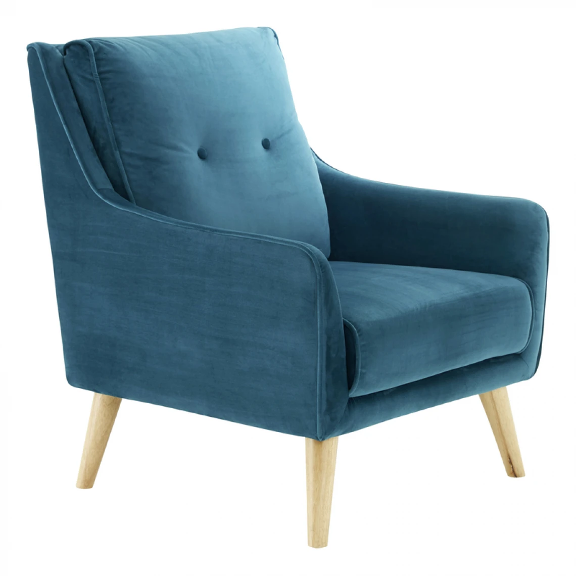 BUT Fauteuil LAURANNE Tissu Bleu Vert 1 BUT Fauteuil LAURANNE Tissu Bleu Vert