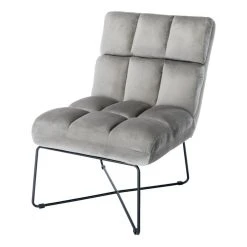 BUT Fauteuil LOU Tissu Velours Gris Taupe -Magasin Joss & Main fauteuil lou tissu velours gris taupe 13823498 38294948 1140x1140