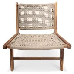 Alterego Fauteuil Lounge 'MARIANO' En Bois De Teck Et Corde Recyclé Naturel 7 Alterego Fauteuil Lounge 'MARIANO' En Bois De Teck Et Corde Recyclé Naturel -Magasin Joss & Main fauteuil lounge mariano en bois de teck et corde recycle naturel 11837352 31293356 1140x1140