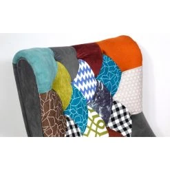 MENZZO Fauteuil Scandinave Romilly Tissu Patchwork -Magasin Joss & Main fauteuil scandinave romilly tissu patchwork 7928099 20050389 1200x1200