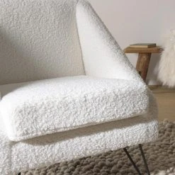 MACABANE Fauteuil Tissu Bouclette Blanc Pieds épingles Métal Noir AGATHE 8 MACABANE Fauteuil Tissu Bouclette Blanc Pieds épingles Métal Noir AGATHE -Magasin Joss & Main fauteuil tissu bouclette blanc pieds epingles metal noir agathe 3425152 6562508 8 1140x1140