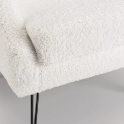 MACABANE Fauteuil Tissu Bouclette Blanc Pieds épingles Métal Noir AGATHE 9 MACABANE Fauteuil Tissu Bouclette Blanc Pieds épingles Métal Noir AGATHE -Magasin Joss & Main fauteuil tissu bouclette blanc pieds epingles metal noir agathe 3425152 6562512 12 1140x1140