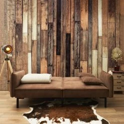 Altobuy FLIP - Canapé Convertible Bois D'Eucalyptus Tissu Marron -Magasin Joss & Main flip canape convertible bois deucalyptus tissu marron 14137344 39414516 1140x1140