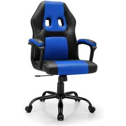 GIANTEX Chaise De Bureau Ergonomique Inclinable 90-115° Chaise Gaming...