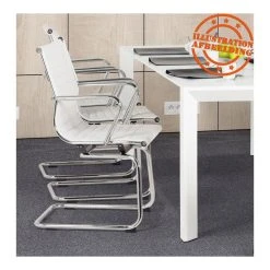 Alterego Chaise De Bureau Design 'GIGA' En Matière Synthétique Blanche -Magasin Joss & Main giga white illustration 01 6