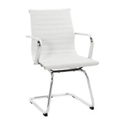 Alterego Chaise De Bureau Design 'GIGA' En Matière Synthétique Blanche -Magasin Joss & Main giga white newsite h2 01 2