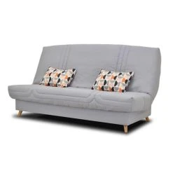 GRUHIER Banquette Clic Clac BULTEX - Tissu Gris + Coussins Deco Retro ... -Magasin Joss & Main gruhier banquette clic clac bultex tissu gris coussins deco retro l193 x p 11357644 29669494 1140x1140