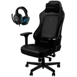 Noblechairs HERO - Noir/Noir + G432 - Filaire
