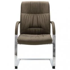 Icaverne - Chaises De Bureau Ligne Chaise De Bureau Cantilever Taupe T...