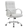 Icaverne Inedit Chaise De Bureau Collection Gaborone Couleur Blanc