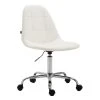 Icaverne Inedit Chaise De Bureau Ligne Sucre Simili Cuir Couleur Blanc