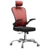 Hucoco JEANA - Fauteuil De Bureau Ergonomique - Hauteur Ajustable - Avec Acco...