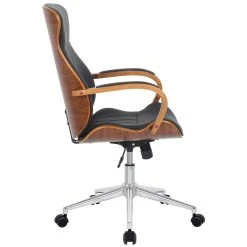 Icaverne Joli Chaise De Bureau Categorie Riga Simili Cuir Couleur Noyer / Noir -Magasin Joss & Main joli chaise de bureau categorie riga simili cuir couleur noyer noir 8931739 23135719 1140x1140