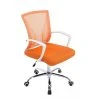 Icaverne Joli Chaise De Bureau Edition Prague C Couleur Orange