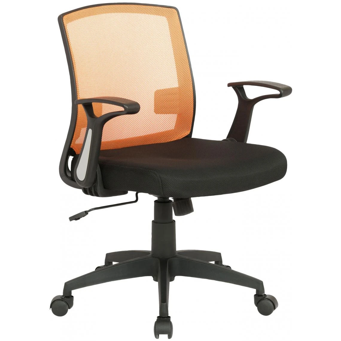 Icaverne Joli Chaise De Bureau Gamme Sri Jayawardenapura Couleur Noir / Orange 1 Icaverne Joli Chaise De Bureau Gamme Sri Jayawardenapura Couleur Noir / Orange