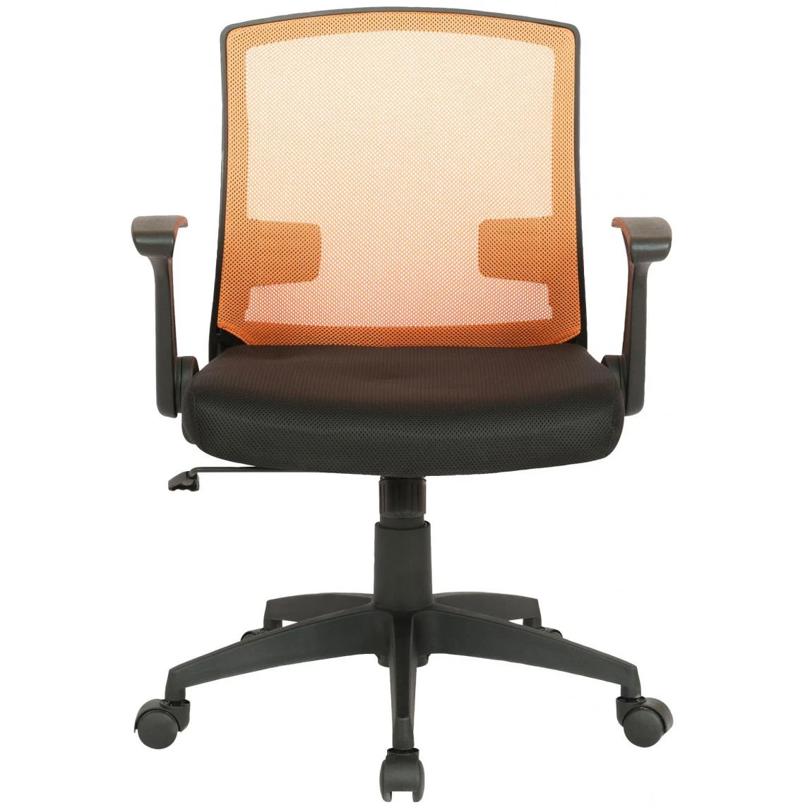 Icaverne Joli Chaise De Bureau Gamme Sri Jayawardenapura Couleur Noir / Orange 2 Icaverne Joli Chaise De Bureau Gamme Sri Jayawardenapura Couleur Noir / Orange – Image 2