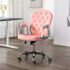 Icaverne Joli Meubles De Bureau Gamme Yaoundé Chaise De Bureau Pivotante Rose ...