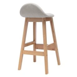 Moloo JUDE - Tabouret De Bar En Tissu Coloris Lin Et Bois Massif(x2) -Magasin Joss & Main jude tabouret de bar en tissu coloris lin et bois massifx2 13725272 37873074 1140x1140
