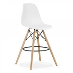 Hucoco LAMELI - Tabouret De Bar Style Moderne Cuisine/salle à Manger - 54x55...