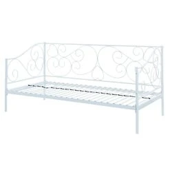 Vente-unique Lit Banquette VIVIAN - 90 X 200 Cm - Métal - Blanc + Matelas 9 Vente-unique Lit Banquette VIVIAN - 90 X 200 Cm - Métal - Blanc + Matelas -Magasin Joss & Main lit vivian 12235406 32528356 1140x1140