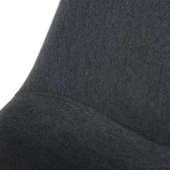 MACABANE Lot De 2 Chaises TOM Tissu Anthracite Pieds Métal -Magasin Joss & Main lot de 2 chaises tom tissu anthracite pieds metal design 3197638 6 1140x1140 1