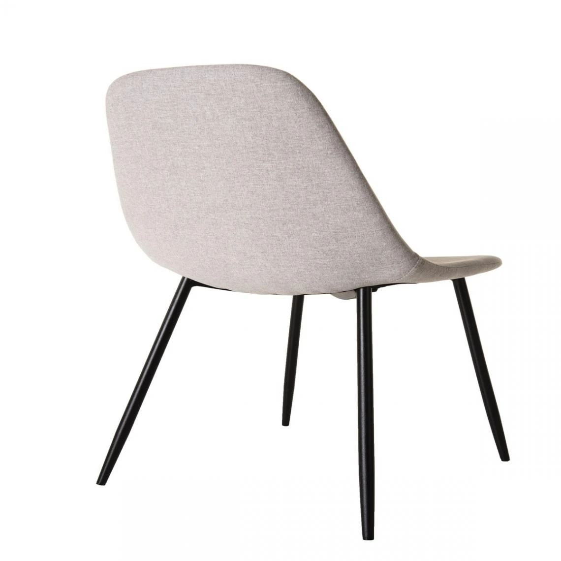 MACABANE Lot De 2 Chaises TOM Tissu Beige Pieds Métal 10 MACABANE Lot De 2 Chaises TOM Tissu Beige Pieds Métal – Image 10