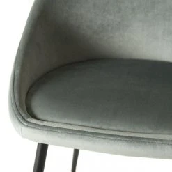 MACABANE Lot De 2 Chaises TOM Velours Jade Pieds Métal -Magasin Joss & Main lot de 2 chaises tom velours jade pieds metal design 3197644 6 1140x1140 1