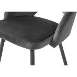 ATHM DESIGN Lot De 2 - Tabouret De Bar DIABOLO Gris - Assise Velours Pieds Metal -Magasin Joss & Main lot de 2 tabouret de bar diabolo gris assise velours pieds metal 11394258 29769212 1140x1140