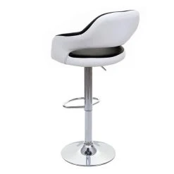 Decoshop26 Lot De 2 Tabourets De Bar Avec Dossier Simili-cuir Noir Et Blanc Rotat... -Magasin Joss & Main lot de 2 tabourets de bar avec dossier simili cuir noir et blanc rotatif et reglable tdb04041 10283490 26546270 1140x1140