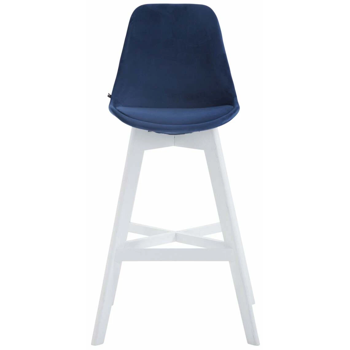 Decoshop26 Lot De 2 Tabourets De Bar Avec Repose-pieds Design Moderne En Velours ... 2 Decoshop26 Lot De 2 Tabourets De Bar Avec Repose-pieds Design Moderne En Velours ... – Image 2