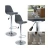 Idmarket Lot De 2 Tabourets De Bar KARL Design Gris