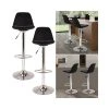 Idmarket Lot De 2 Tabourets De Bar KARL Design Noir