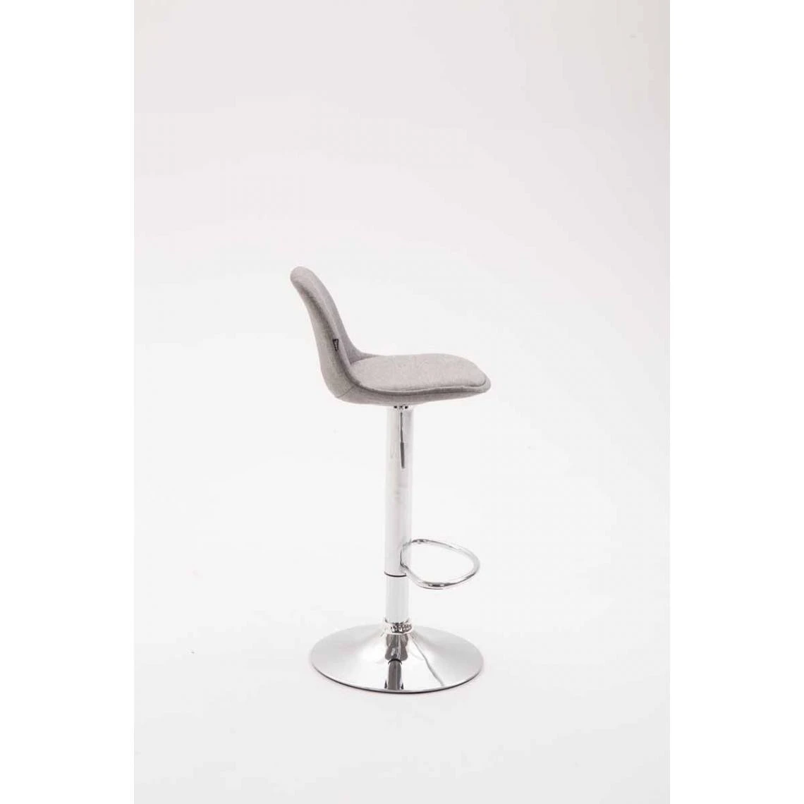 Decoshop26 Lot De 2 Tabourets De Bar En Tissu Gris Et Cadre En Métal Hauteur Ré... 3 Decoshop26 Lot De 2 Tabourets De Bar En Tissu Gris Et Cadre En Métal Hauteur Ré... – Image 3