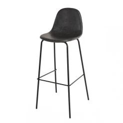 MACABANE Lot De 2 Tabourets De Bar TOM John Gris Anthracite Hauteur D'Assise 80... -Magasin Joss & Main lot de 2 tabourets de bar tom john gris anthracite hauteur dassise 80cm design 3197632 2 1140x1140 1
