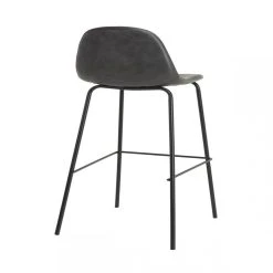 MACABANE Lot De 2 Tabourets De Bar TOM John Gris Anthracite Hauteur D'Assise 80... -Magasin Joss & Main lot de 2 tabourets de bar tom john gris anthracite hauteur dassise 80cm design 3197632 4 1140x1140