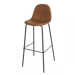 MACABANE Lot De 2 Tabourets De Bar TOM John Marron Hauteur D'Assise 80Cm -Magasin Joss & Main lot de 2 tabourets de bar tom john marron hauteur dassise 80cm design 3197634 2 1140x1140 1