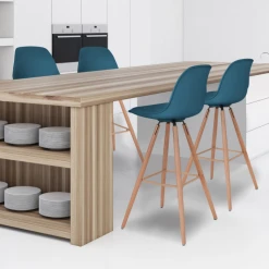 Idmarket Lot De 4 Tabourets De Bar SARA Bleu Canard 9 Idmarket Lot De 4 Tabourets De Bar SARA Bleu Canard -Magasin Joss & Main lot de 4 tabourets de bar sara bleu canard 11326418 29599864 1140x1140