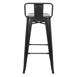 Ds Meubles Lot De 4 Tabourets De Bar Tulio Avec Dossier GunMetal 43x43x93cm -Magasin Joss & Main lot de 4 tabourets de bar tulio avec dossier gunmetal 43x43x93cm 10871752 28375478 1140x1140