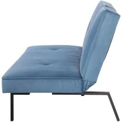 SANS MARQUE LYNN Banquette Clic Clac 3 Places - Tissu Bleu - L 190 X P 92 X H 87 C... -Magasin Joss & Main lynn banquette clic clac 3 places tissu bleu l 190 x p 92 x h 87 cm 12257542 32610580 1140x1140