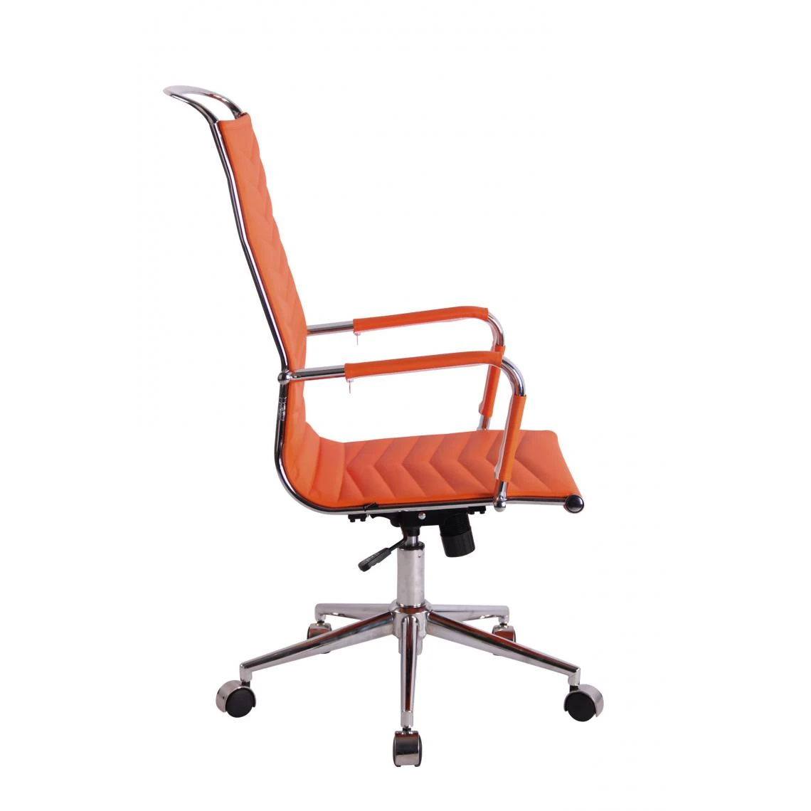 Icaverne Magnifique Chaise De Bureau Lilongwe En Simili Cuir Couleur Orange 2 Icaverne Magnifique Chaise De Bureau Lilongwe En Simili Cuir Couleur Orange – Image 2