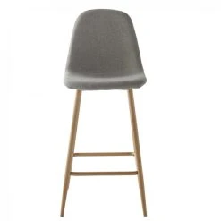 Moloo MANCHESTER - Chaise De Bar Scandinave Tissu Gris Pieds Métal Bois (x4... -Magasin Joss & Main manchester chaise de bar scandinave tissu gris pieds metal bois x4 11963948 31725280 1140x1140