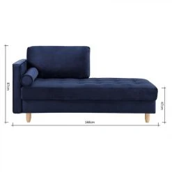 BUT Méridienne BOUDOIR Tissu Velours Bleu Foncé -Magasin Joss & Main meridienne boudoir tissu velours bleu fonce 9154515 23889843 1140x1140