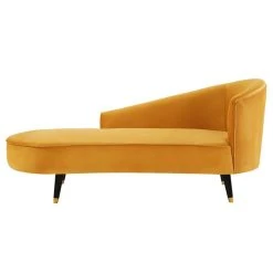 Vente-unique Méridienne Droite En Velours Jaune ABAJO -Magasin Joss & Main meridienne droite en velours jaune abajo 13780340 38116364 1140x1140