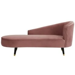 Vente-unique Méridienne Droite En Velours Vieux Rose ABAJO -Magasin Joss & Main meridienne droite en velours vieux rose abajo 13780328 38116304 1140x1140