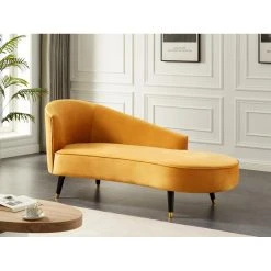 Vente-unique Méridienne Gauche En Velours Jaune ABAJO -Magasin Joss & Main meridienne gauche en velours jaune abajo 13780338 38116356 1140x1140