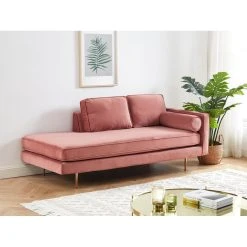 Vente-unique Méridienne Droite En Velours KAHEL - Vieux Rose 7 Vente-unique Méridienne Droite En Velours KAHEL - Vieux Rose -Magasin Joss & Main meridienne kahel 12111534 32128388 1140x1140