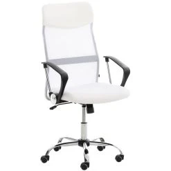 Icaverne Moderne Chaise De Bureau Edition Rabat V2 Couleur Blanc