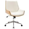 Icaverne Moderne Chaise De Bureau Gamme Sri Jayawardenapura En Simili Cuir Coul...